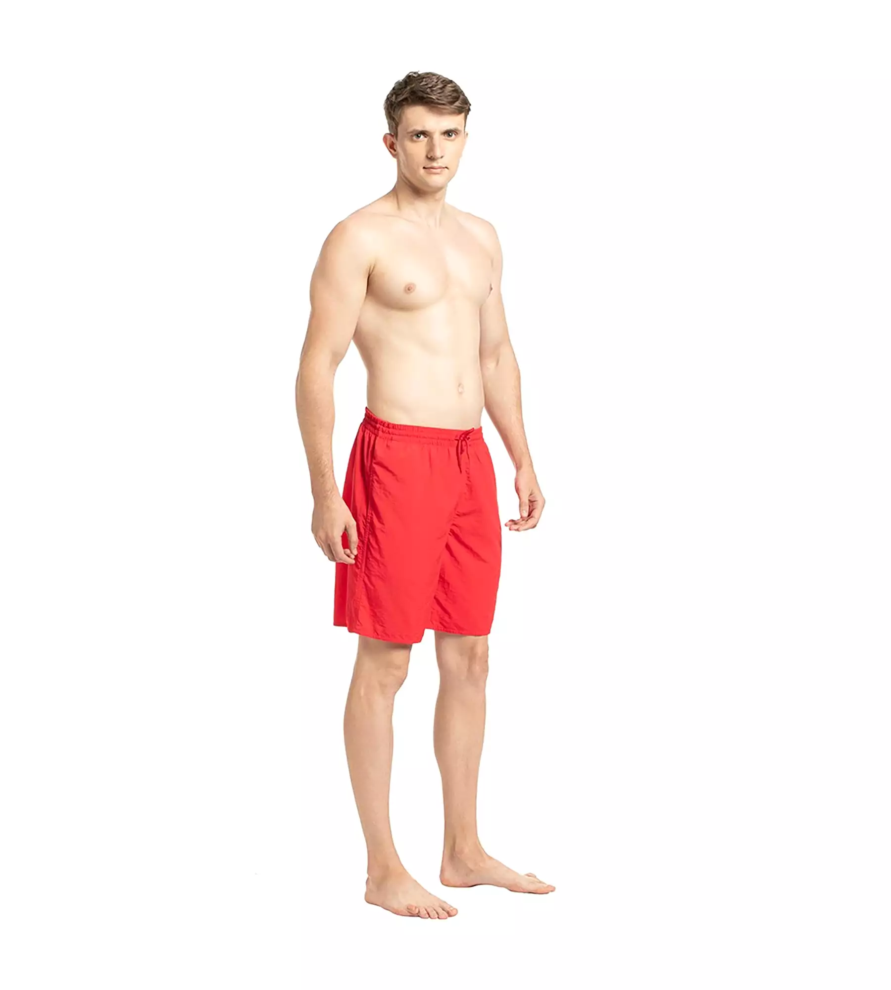 Men's Essential Watershorts - Fed Red & White