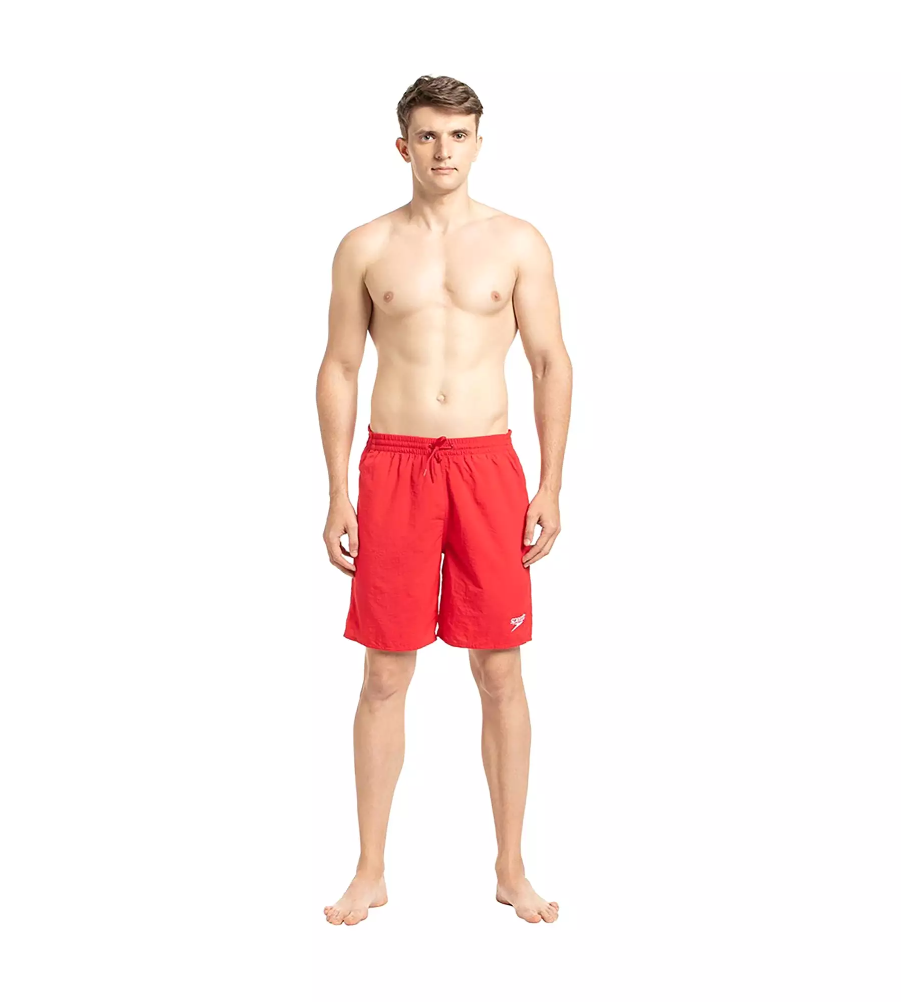 Men's Essential Watershorts - Fed Red & White