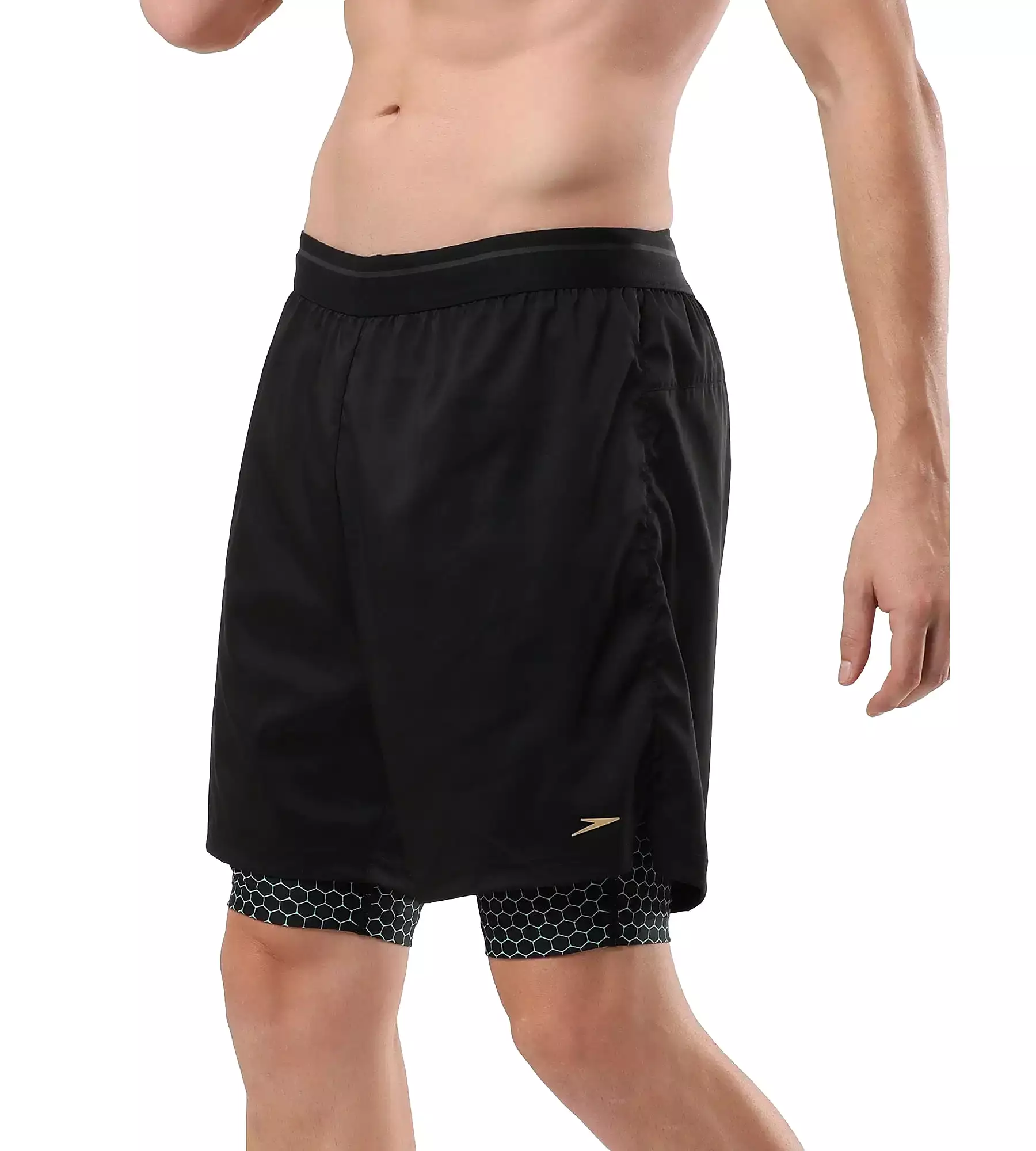 Men's Multi Sport 17 Watershorts - Black & Greenglow