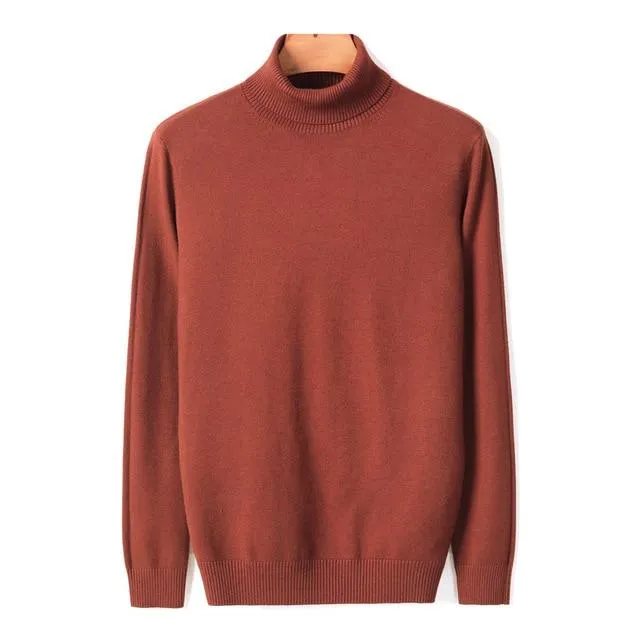 Men's Warm Turtleneck Sweater