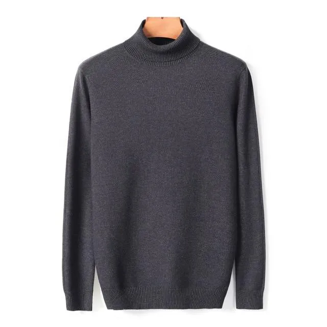 Men's Warm Turtleneck Sweater