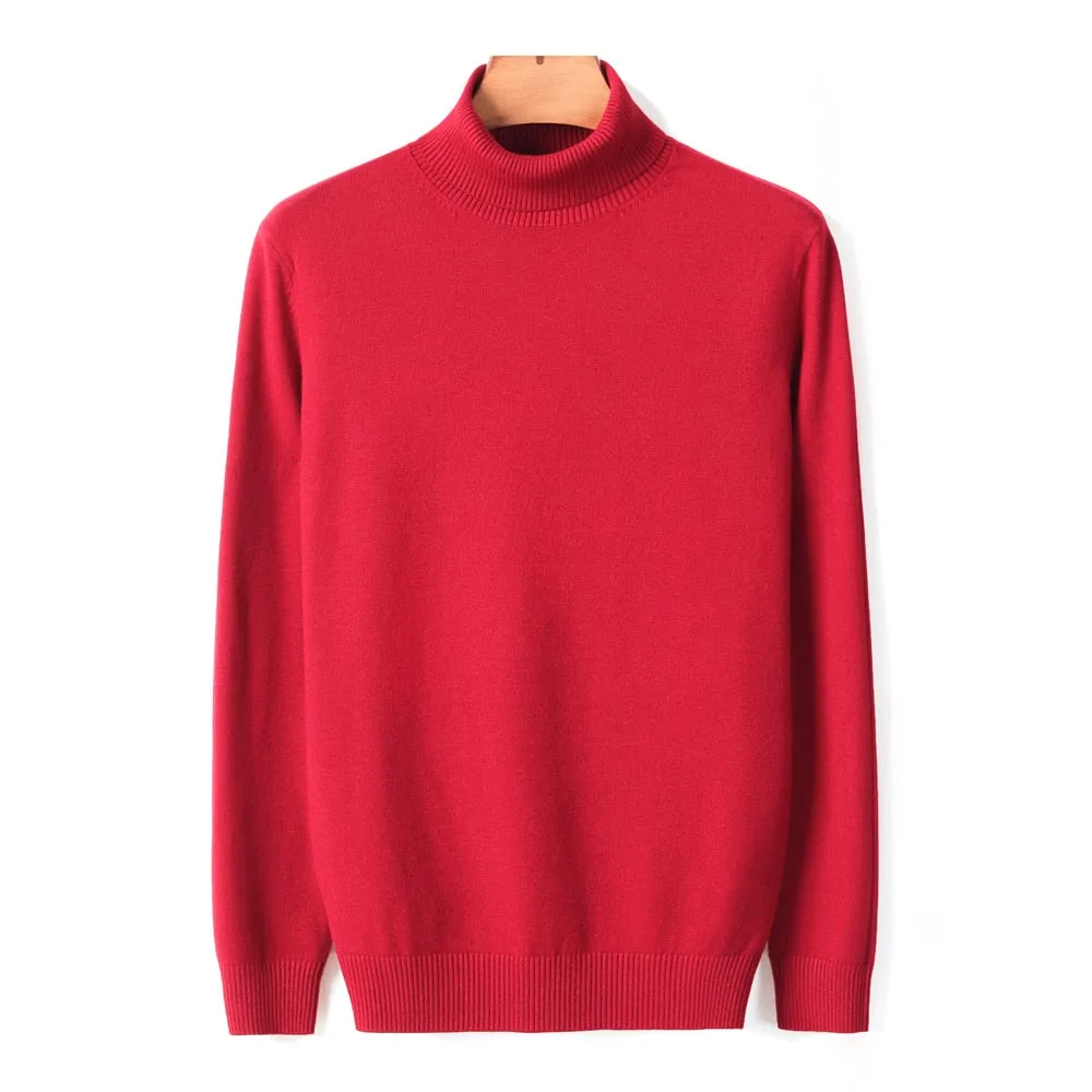 Men's Warm Turtleneck Sweater