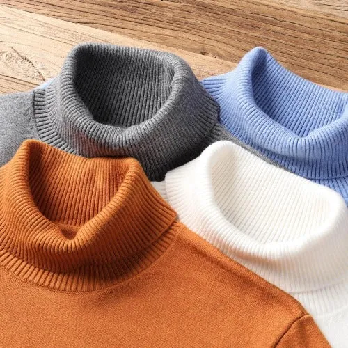 Men's Warm Turtleneck Sweater