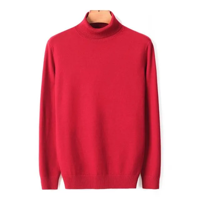 Men's Warm Turtleneck Sweater