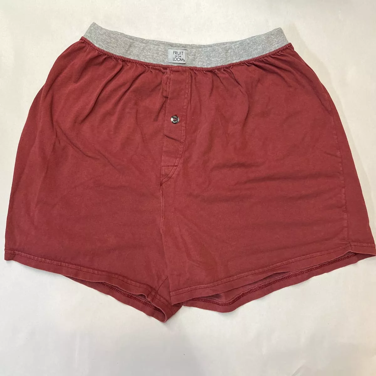 Men's  •Fruit of the Loom• Men's Cotton Knit Boxer Shorts