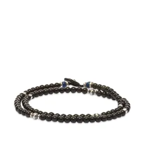 Mikia Double-Wrap Beaded BraceletRainbow Obsidian