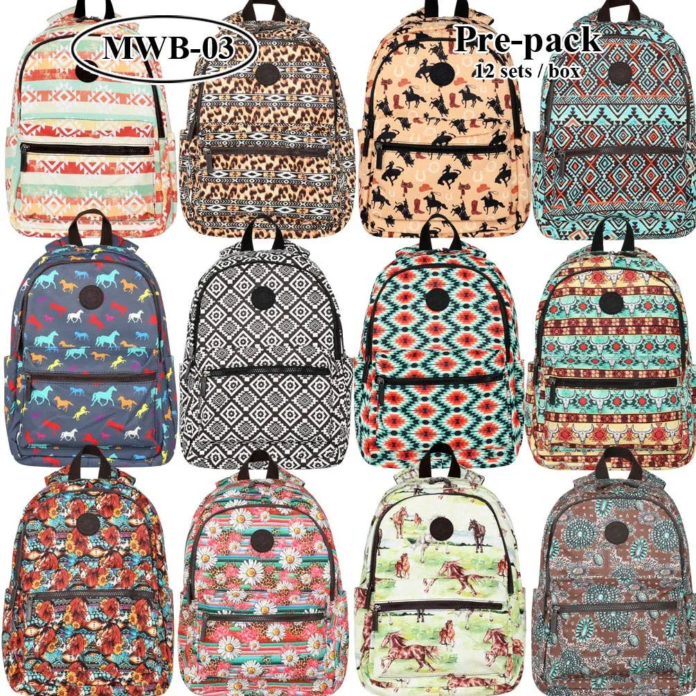 Montana West Western Print Backpacks