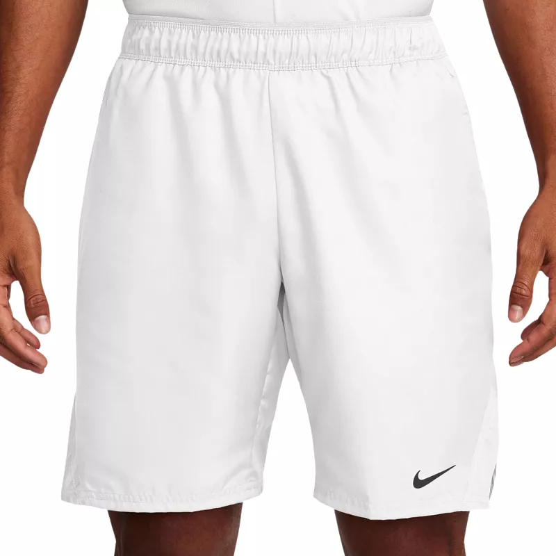 Nike Court Victory Dri-Fit 9 Men Tennis Shorts - White/Black