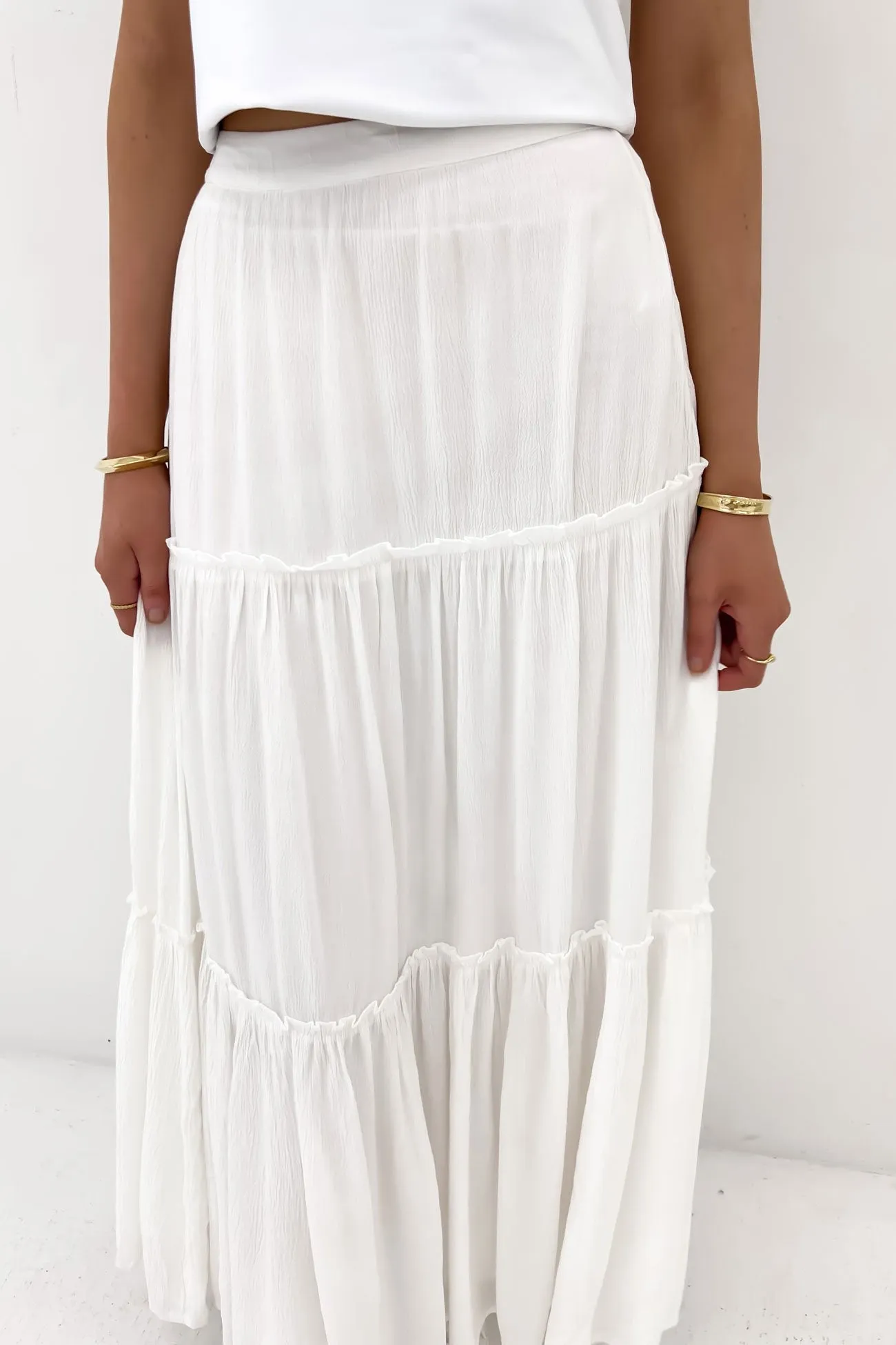 Olsen Skirt White