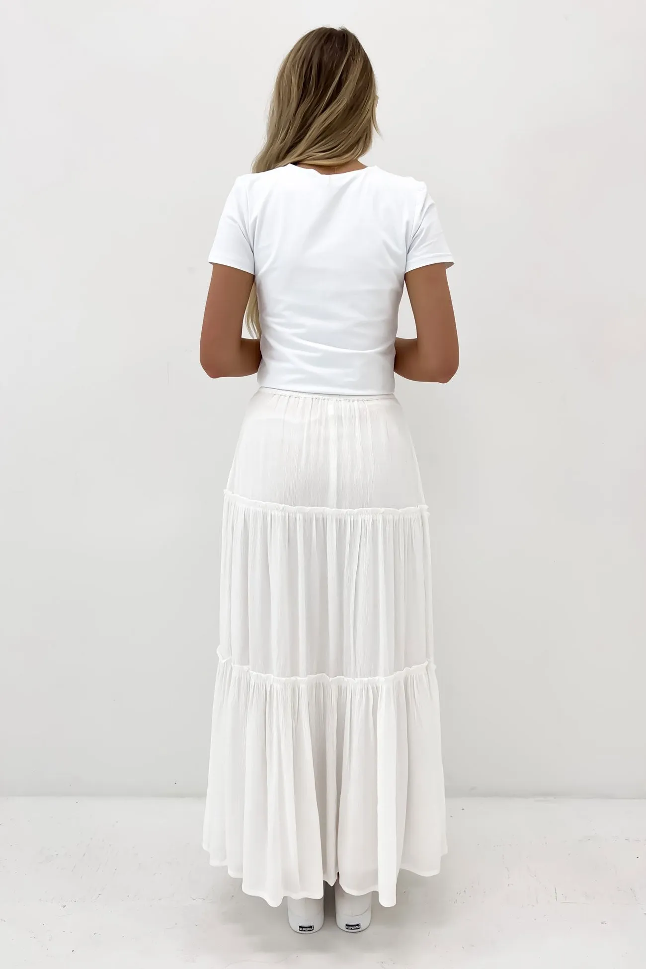 Olsen Skirt White