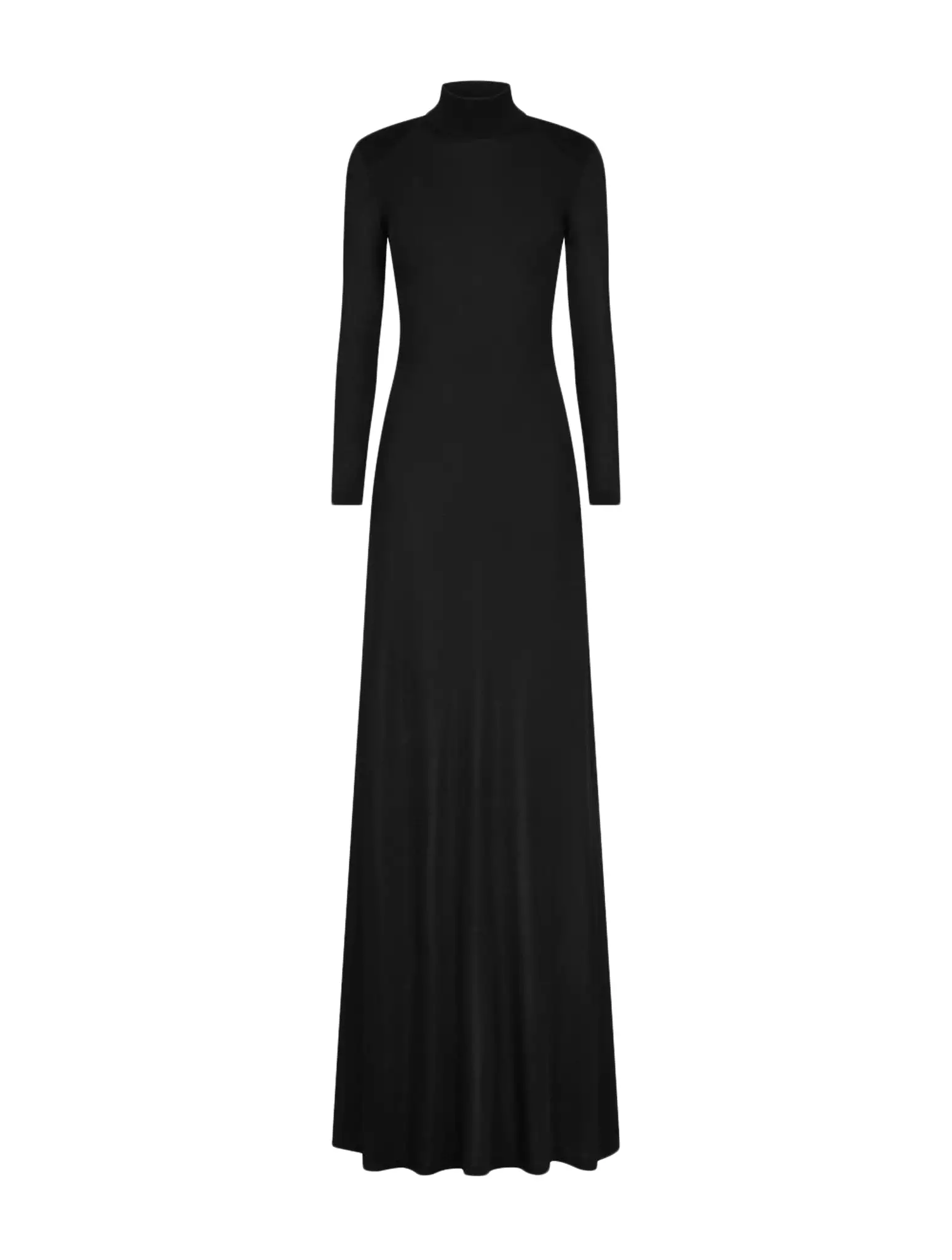 OPEN BACK KNIT EVENING DRESS