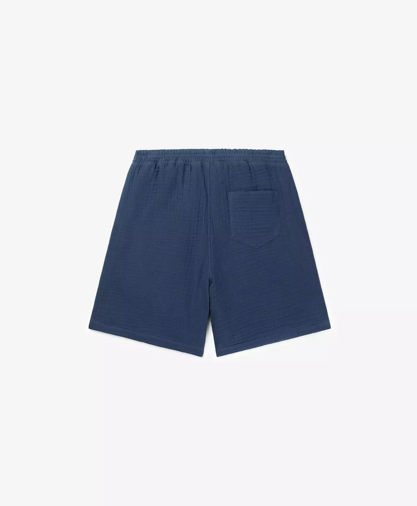 Pageant Blue Enzi Seersucker Shorts