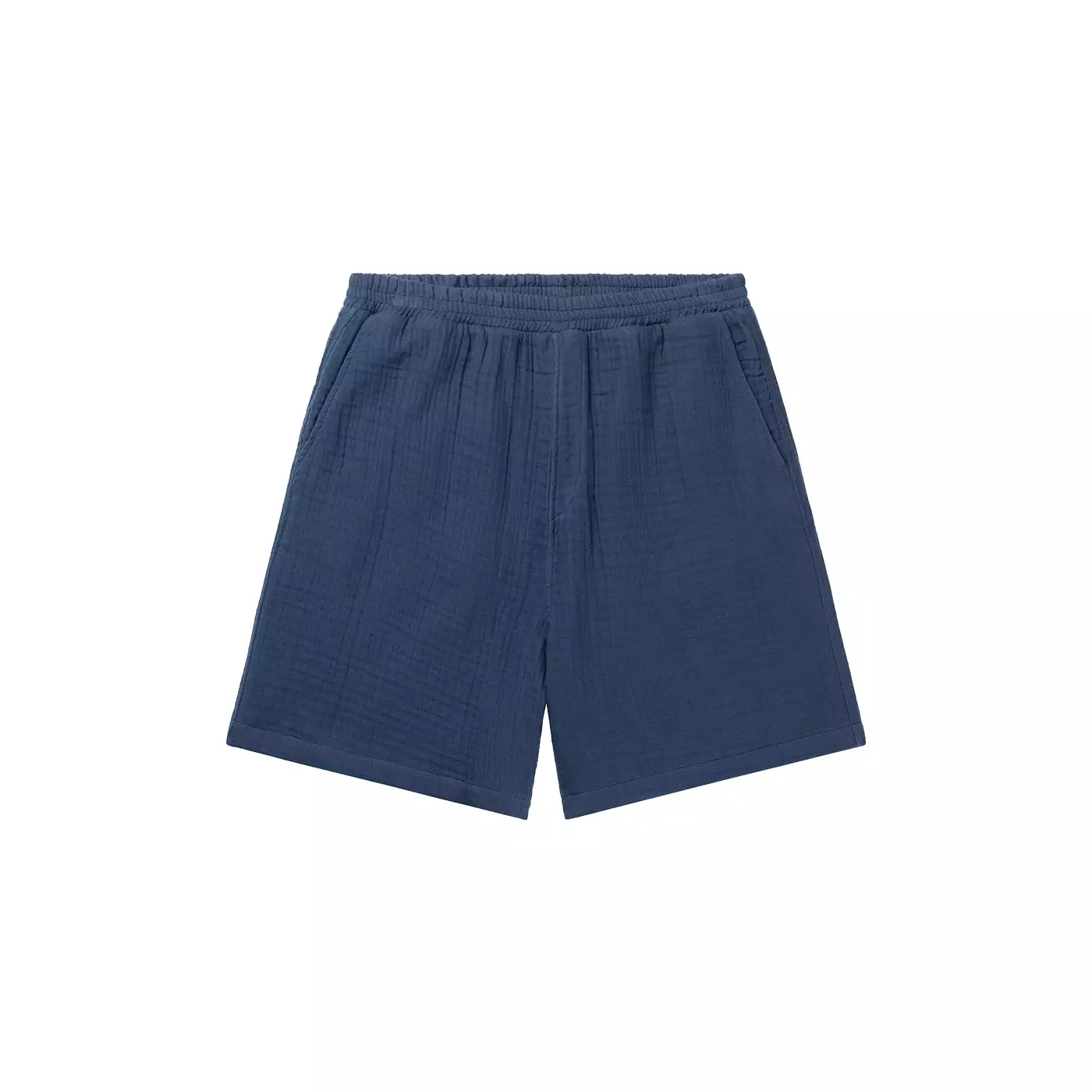 Pageant Blue Enzi Seersucker Shorts