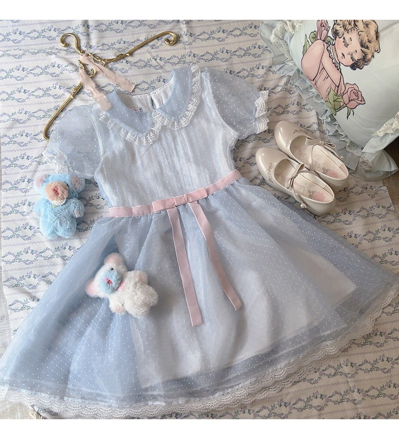 Petit girl Light blue dress