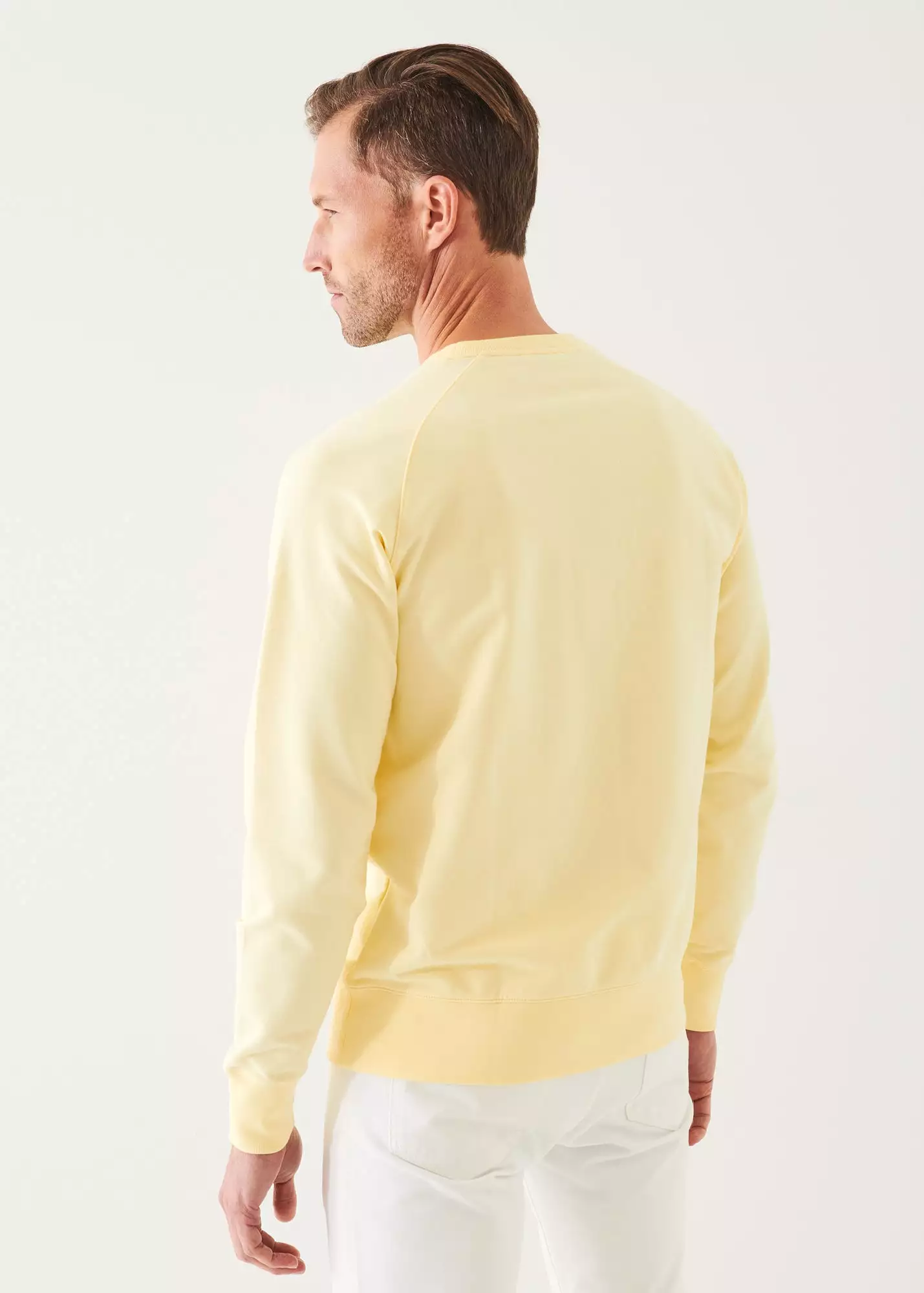 PIMA COTTON FRENCH TERRY RAGLAN SWEATSHIRT