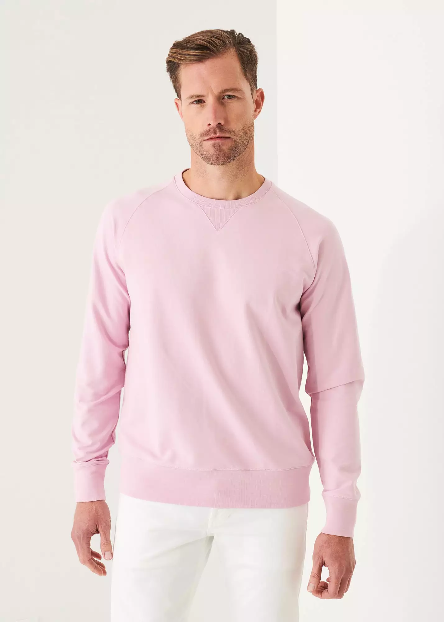 PIMA COTTON FRENCH TERRY RAGLAN SWEATSHIRT