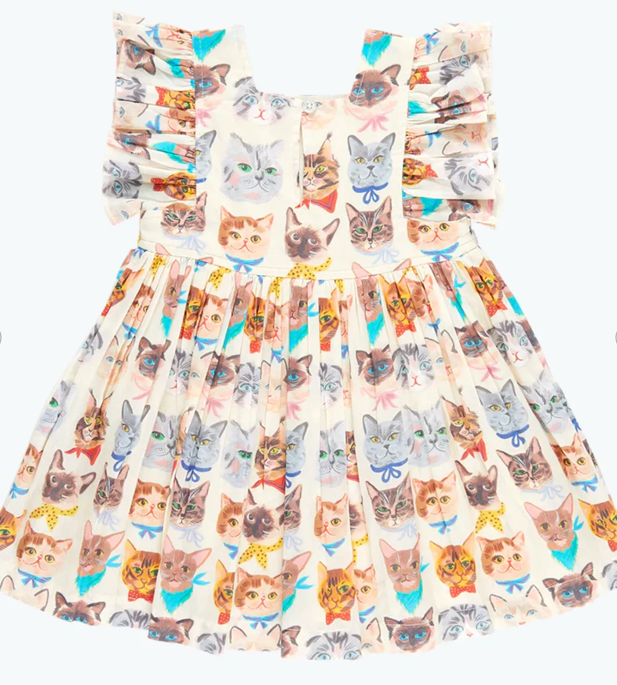 Pink Chicken - Girls Elsie Dress - Cool Cats