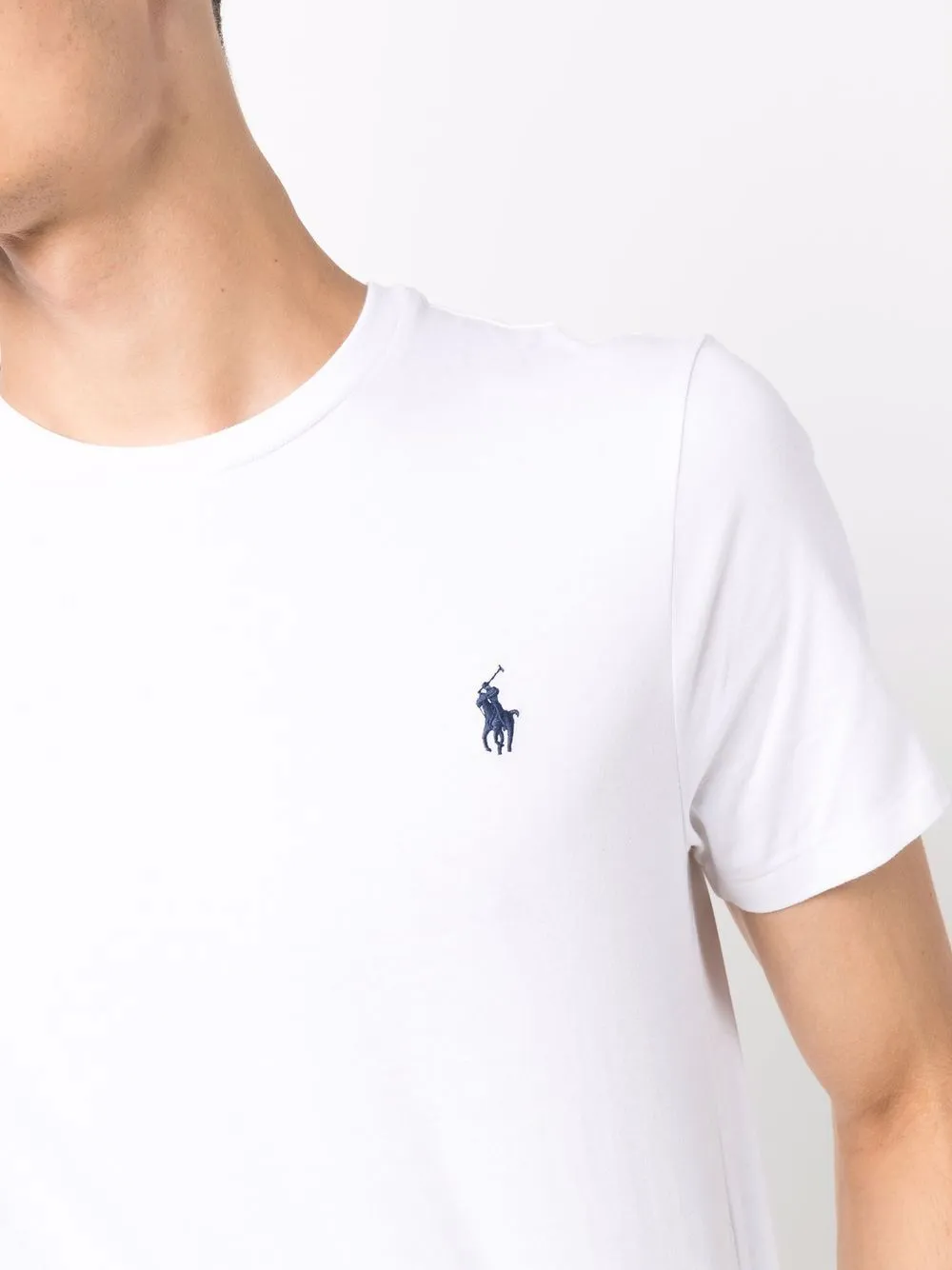 Polo Ralph Lauren - T-shirt ajusté à col rond en jersey