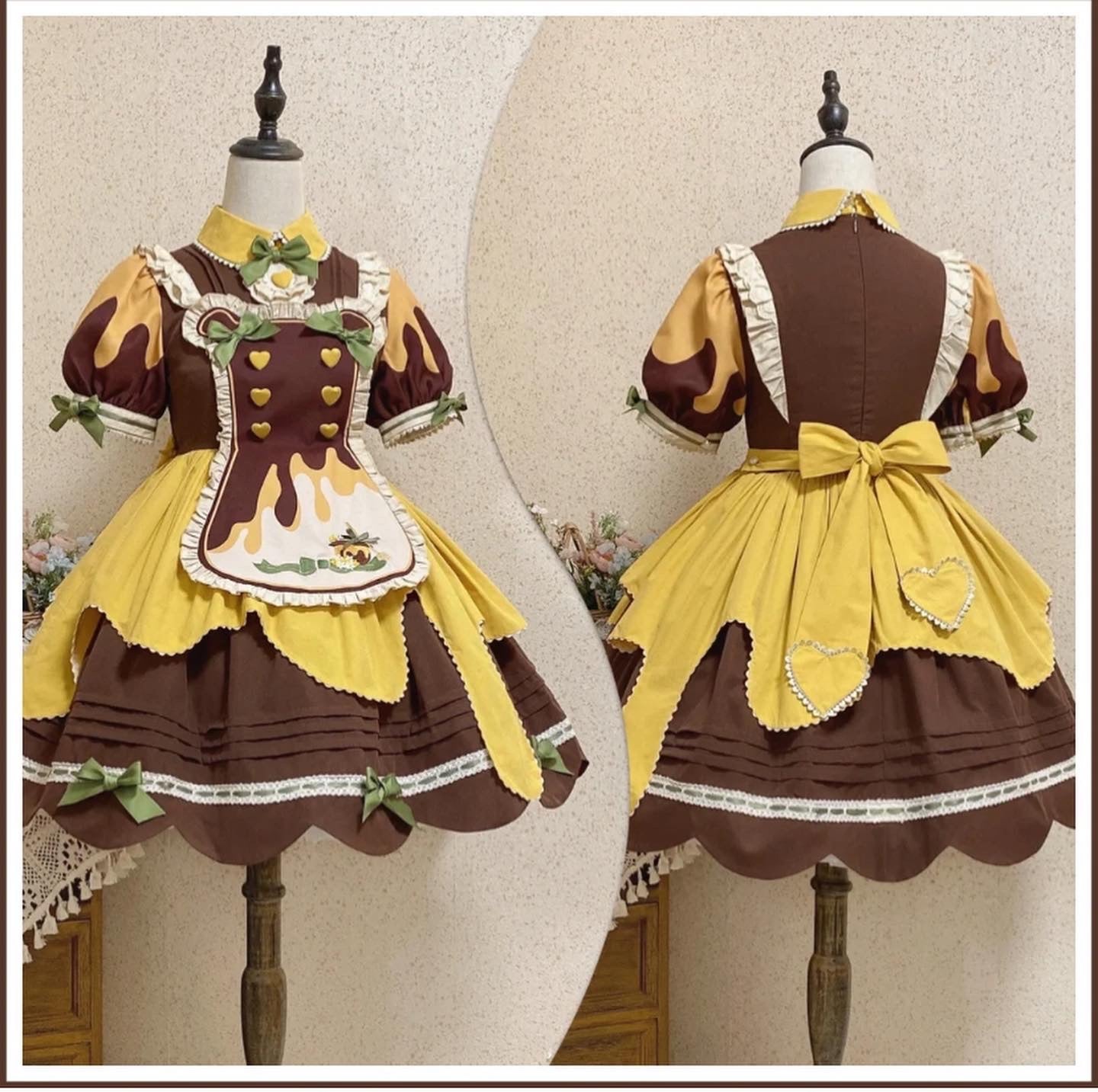 Pre-order honey bear Lolita dress