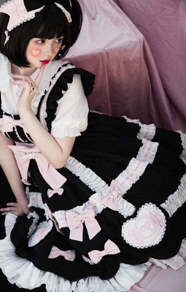 pre order macaroon soy milk lolita JSK dress