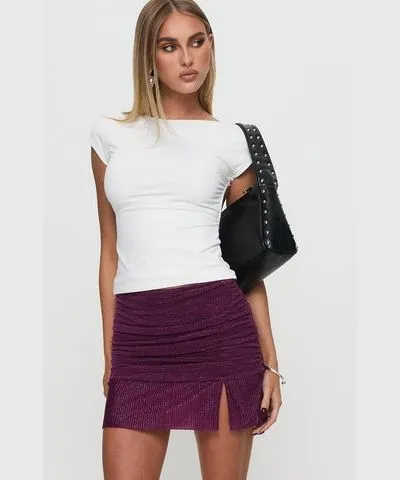 Princess Polly Anaquin Ruched Mini Skirt