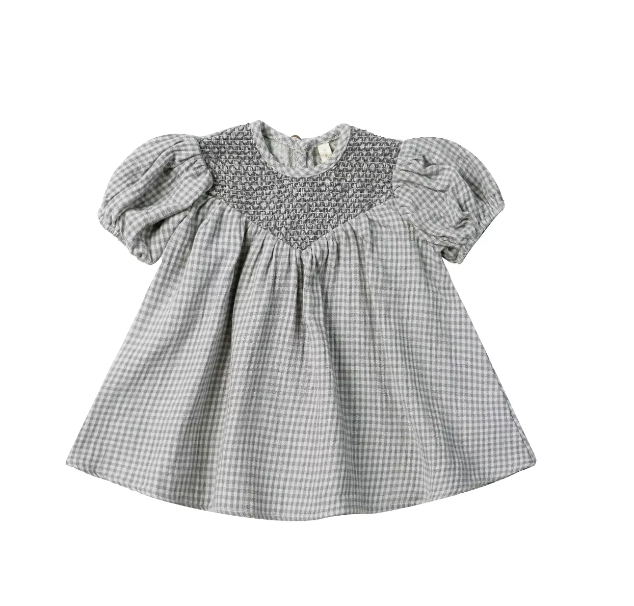 Quincy Mae - Blue Gingham Carina Dress