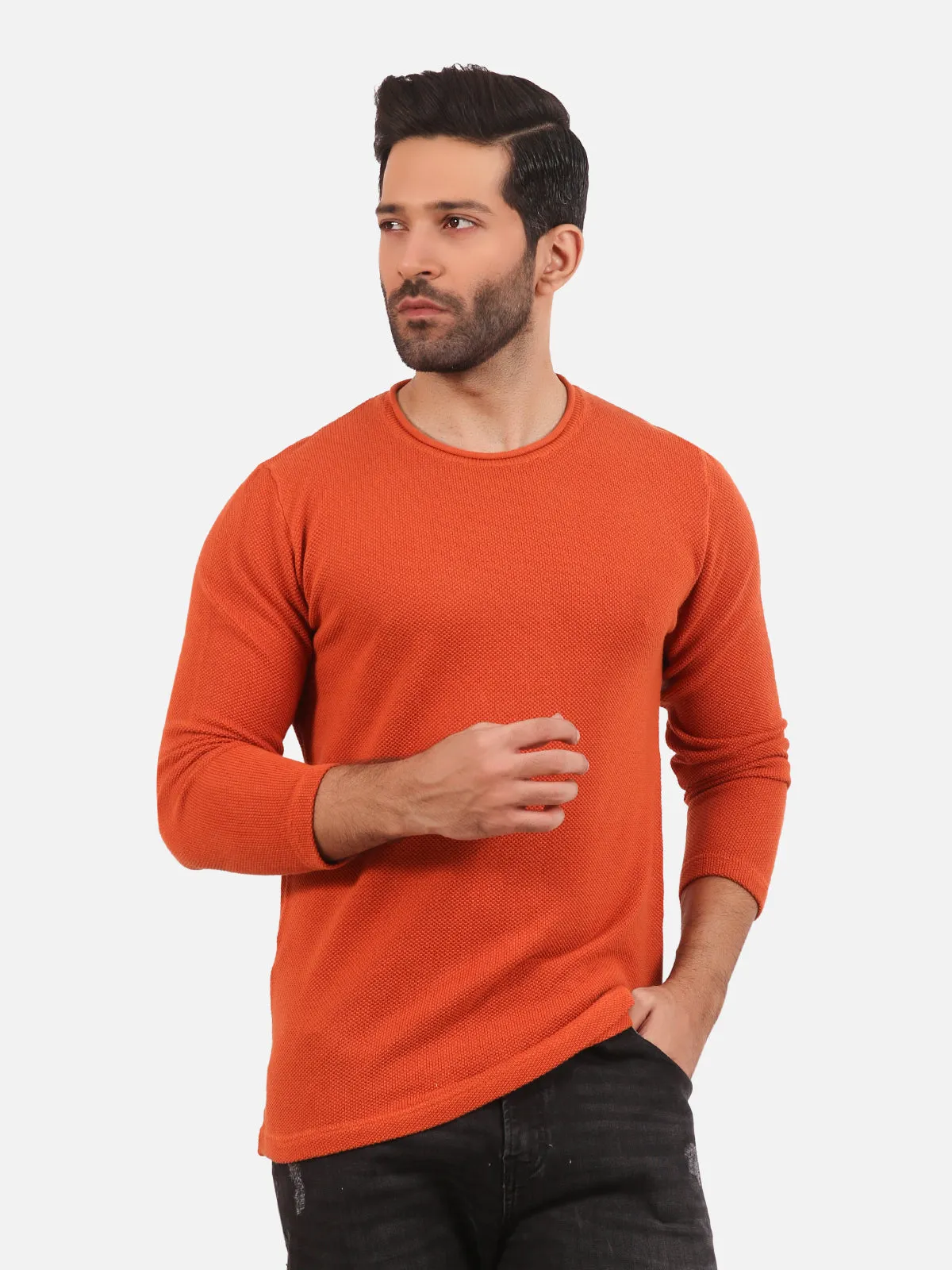 Regular Fit Crew Neck Sweater - FMTSWT20-007