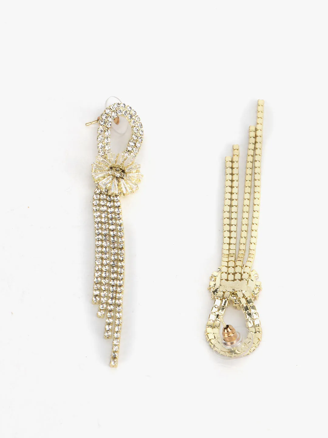 Rhinestone Glam Earrings