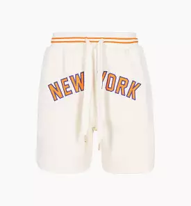 Rhuigi BBall Mens Shorts - White/Orange