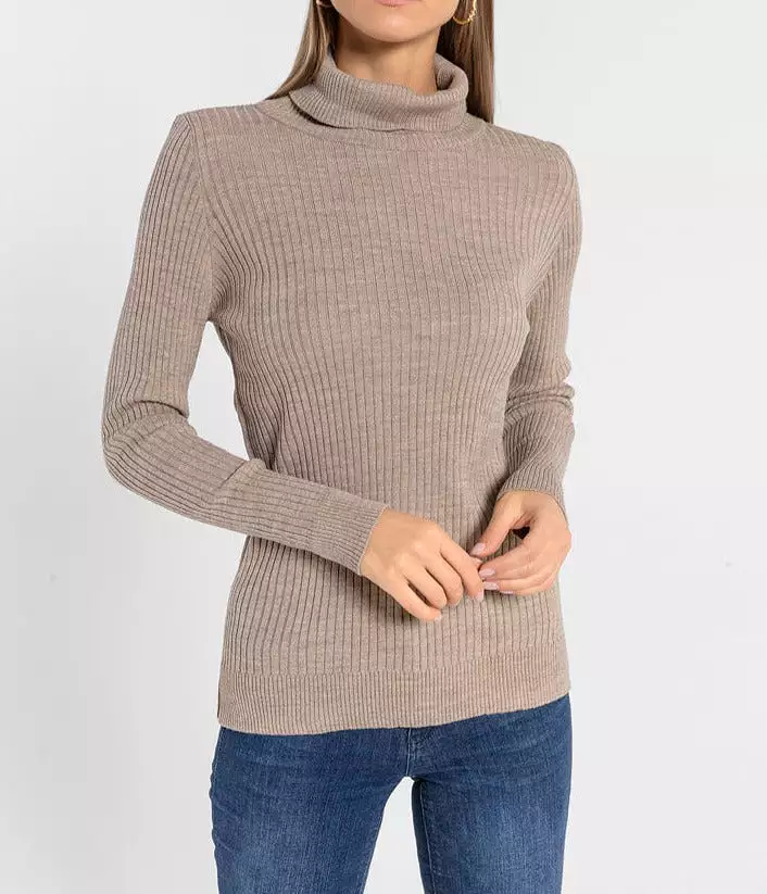 RIB KNIT SWEATER