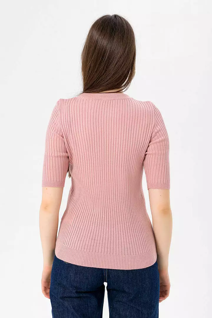 RIB KNIT SWEATER