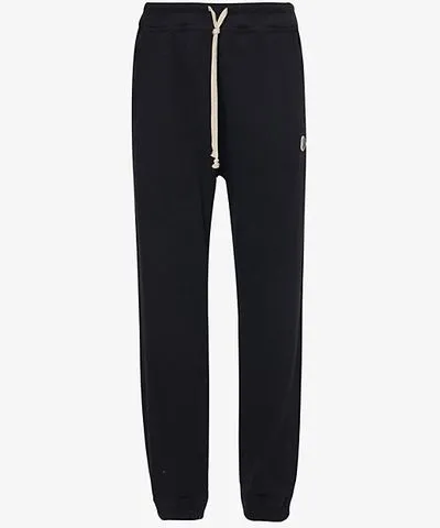 Rick Owens X Moncler brand-badge cotton-jersey jogging bottoms