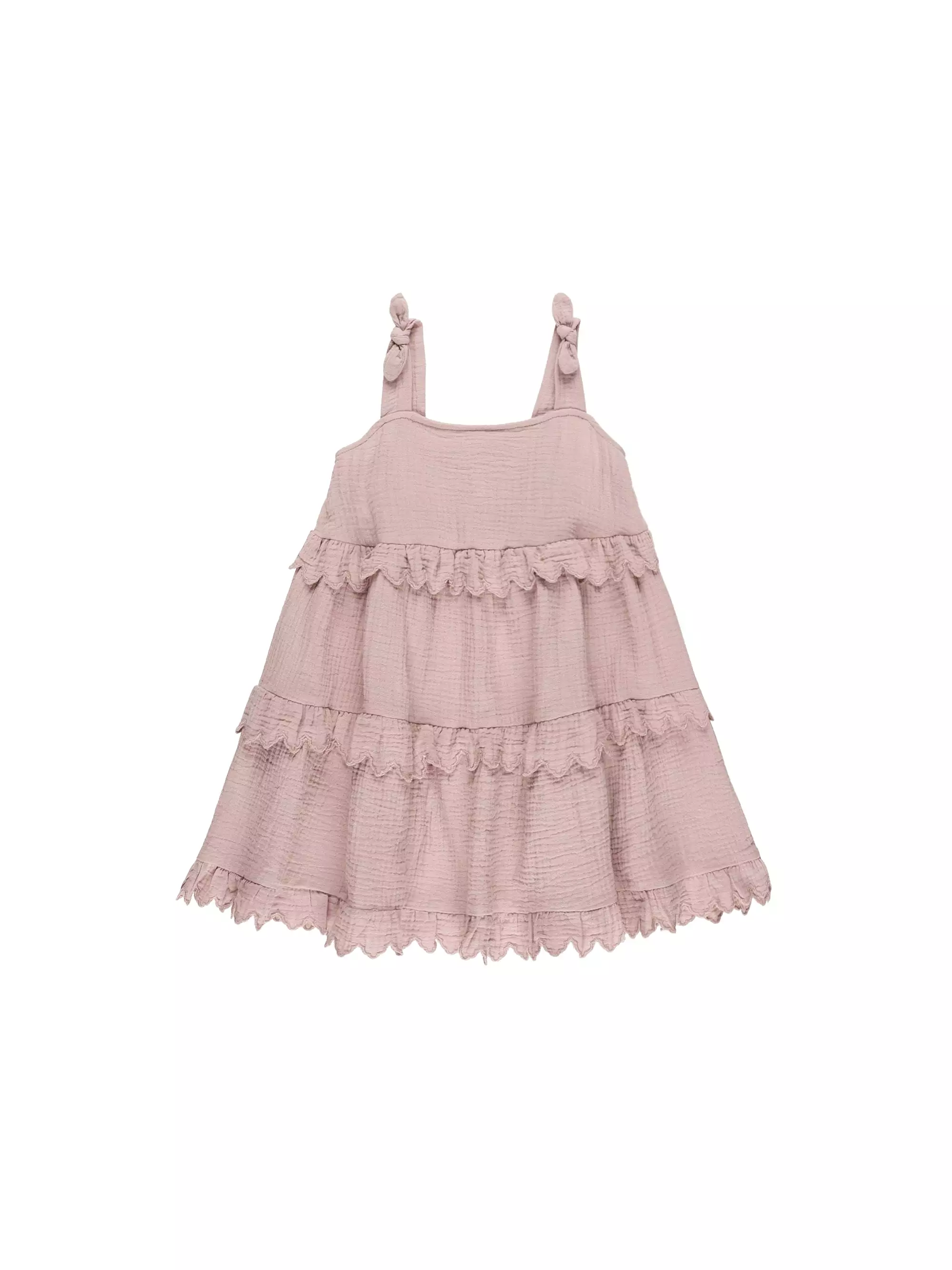 Rylee & Cru - Mauve Ruffle Swing Dress