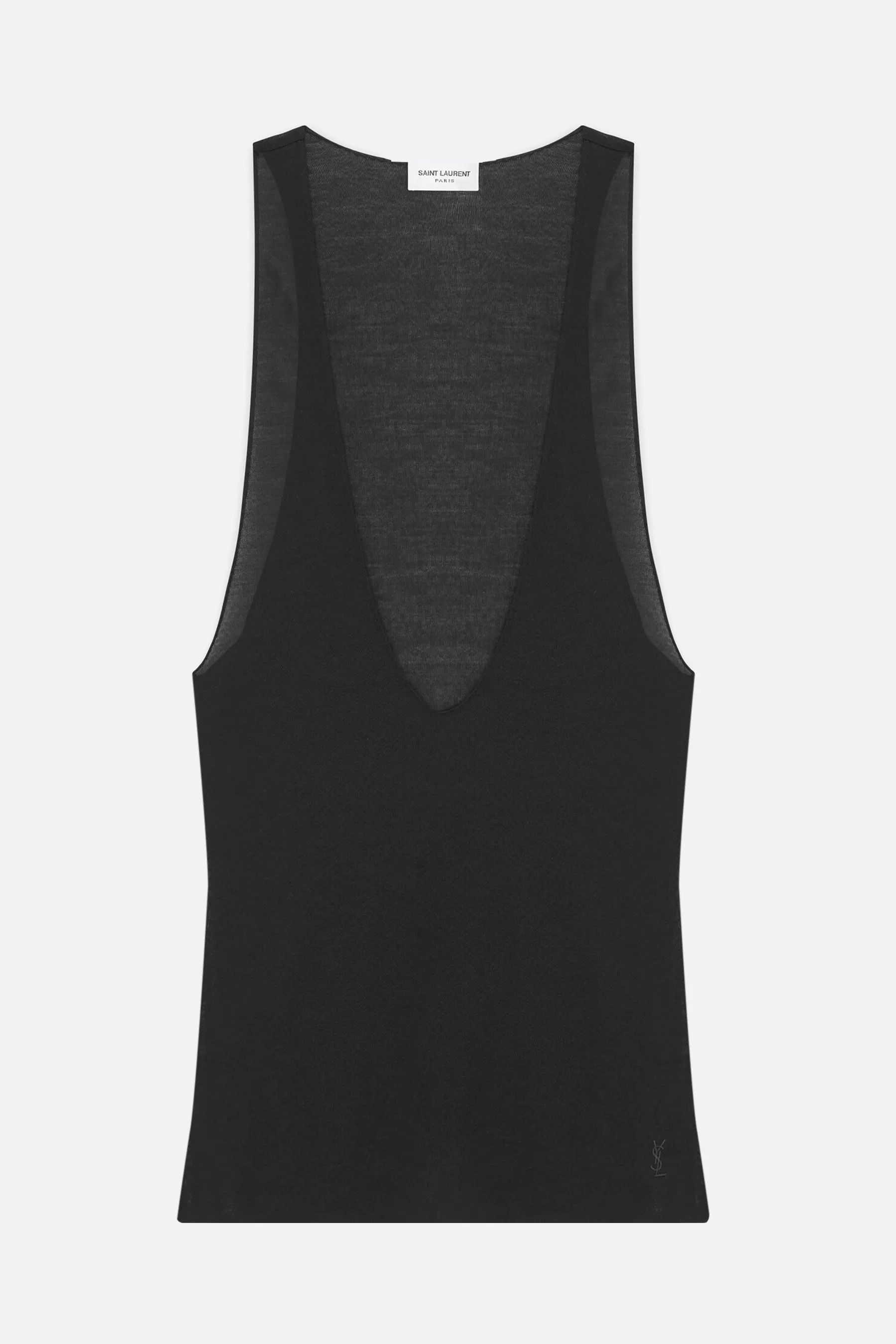 Saint Laurent  |Silk Sleeveless Plain FX Advantage / Exclusive