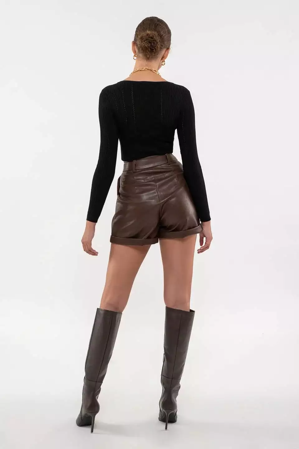 Sedona Faux Leather Shorts