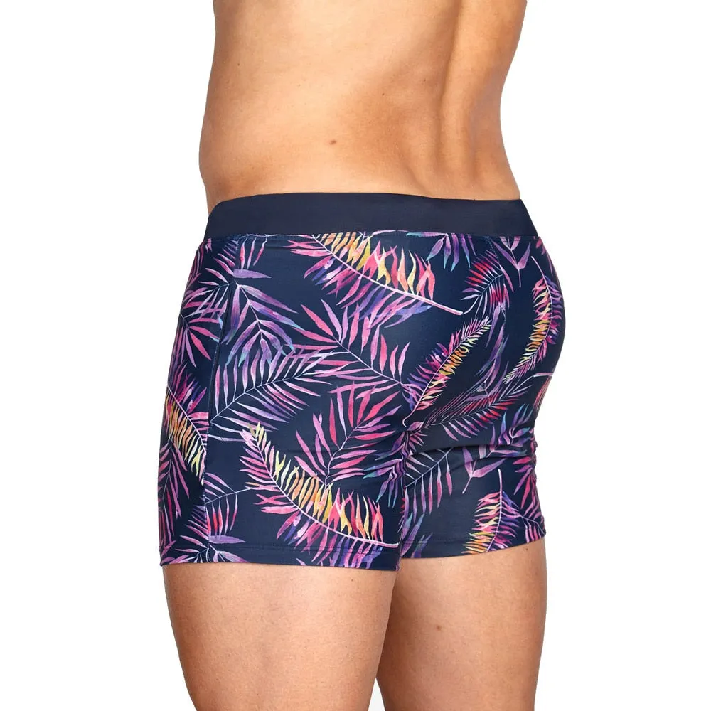 Sexy Polyester Printed Pattern Beach Surfing Swimwear Shorts for Men