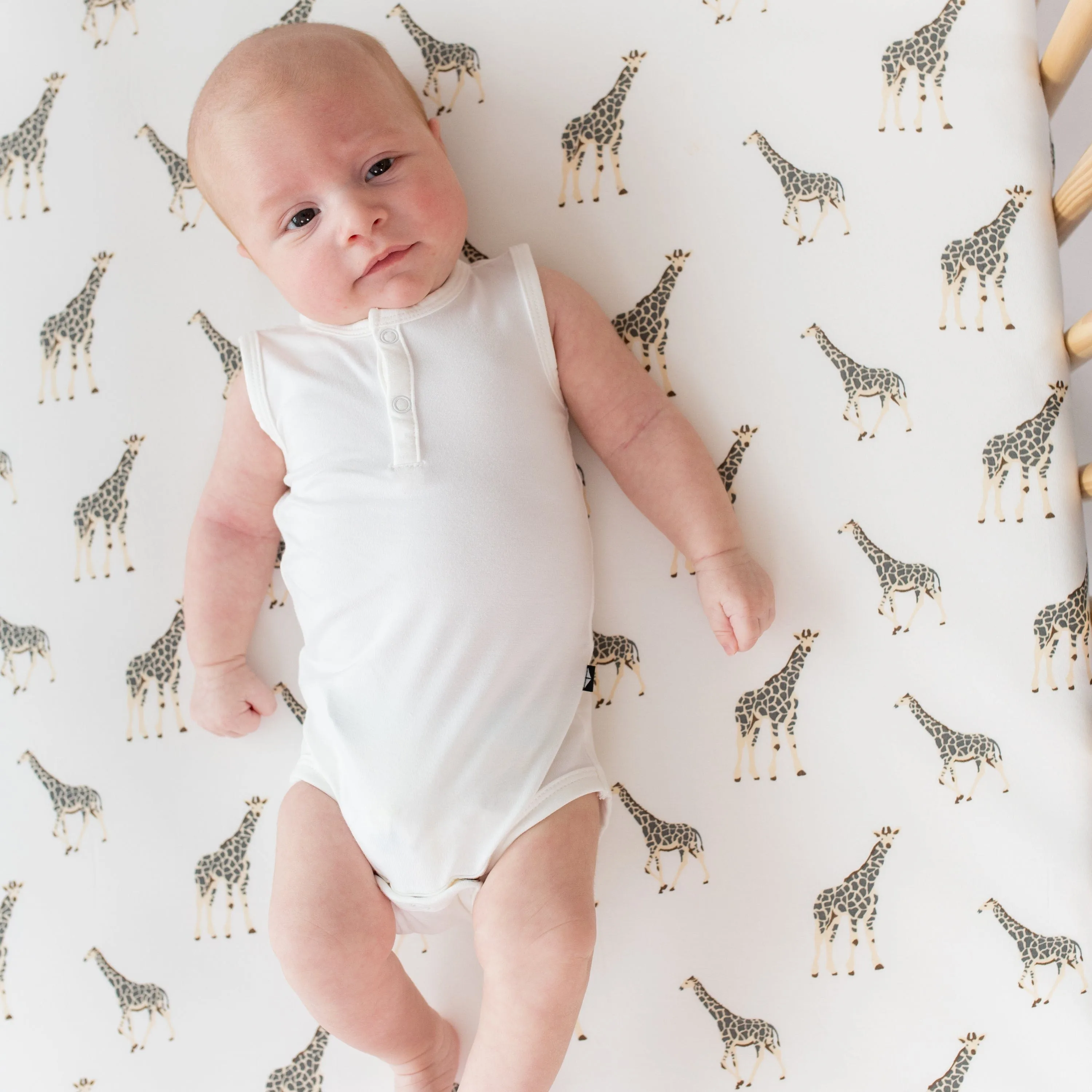 Sleeveless Bodysuit in Cloud