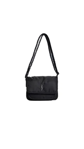 Small Niki Messenger In Nylon - Black