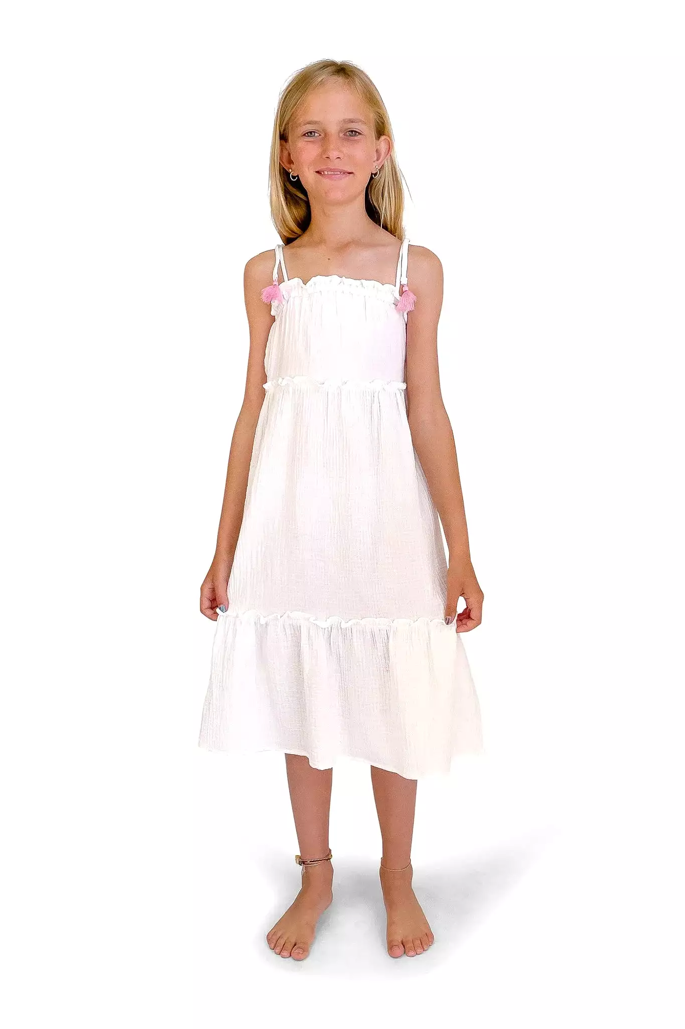 Solstice Dress-White