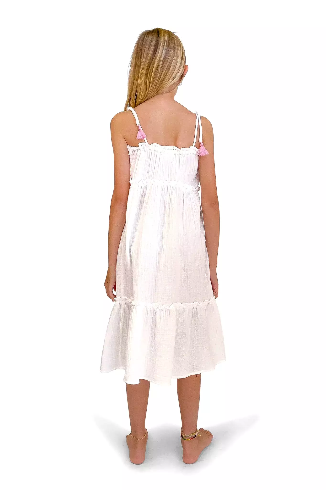 Solstice Dress-White