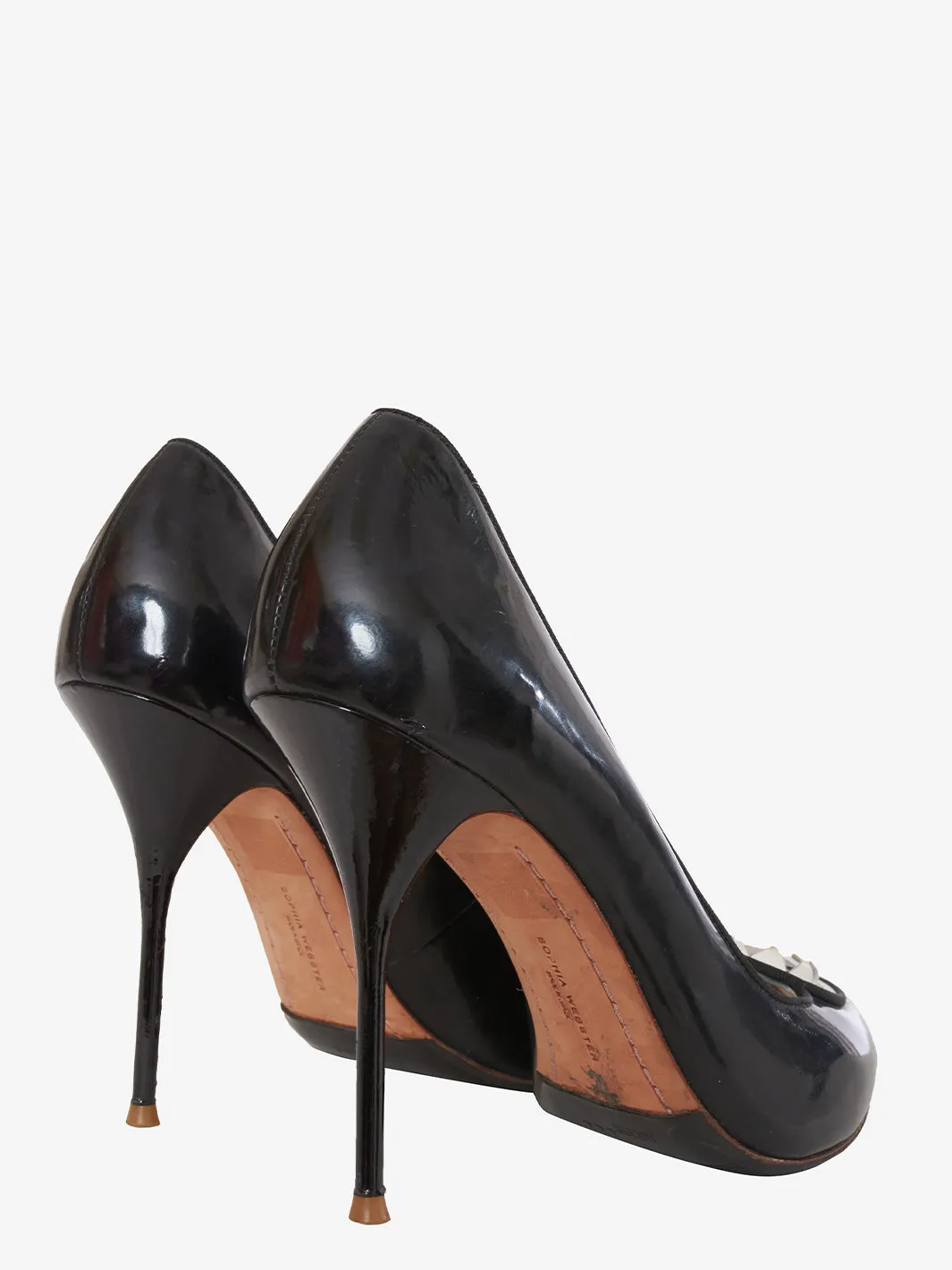 Sophia Webster Black pumps with appliqués