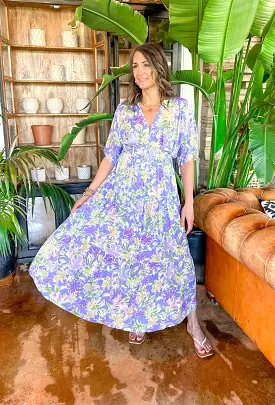 Spring Dream Floral Maxi Dress