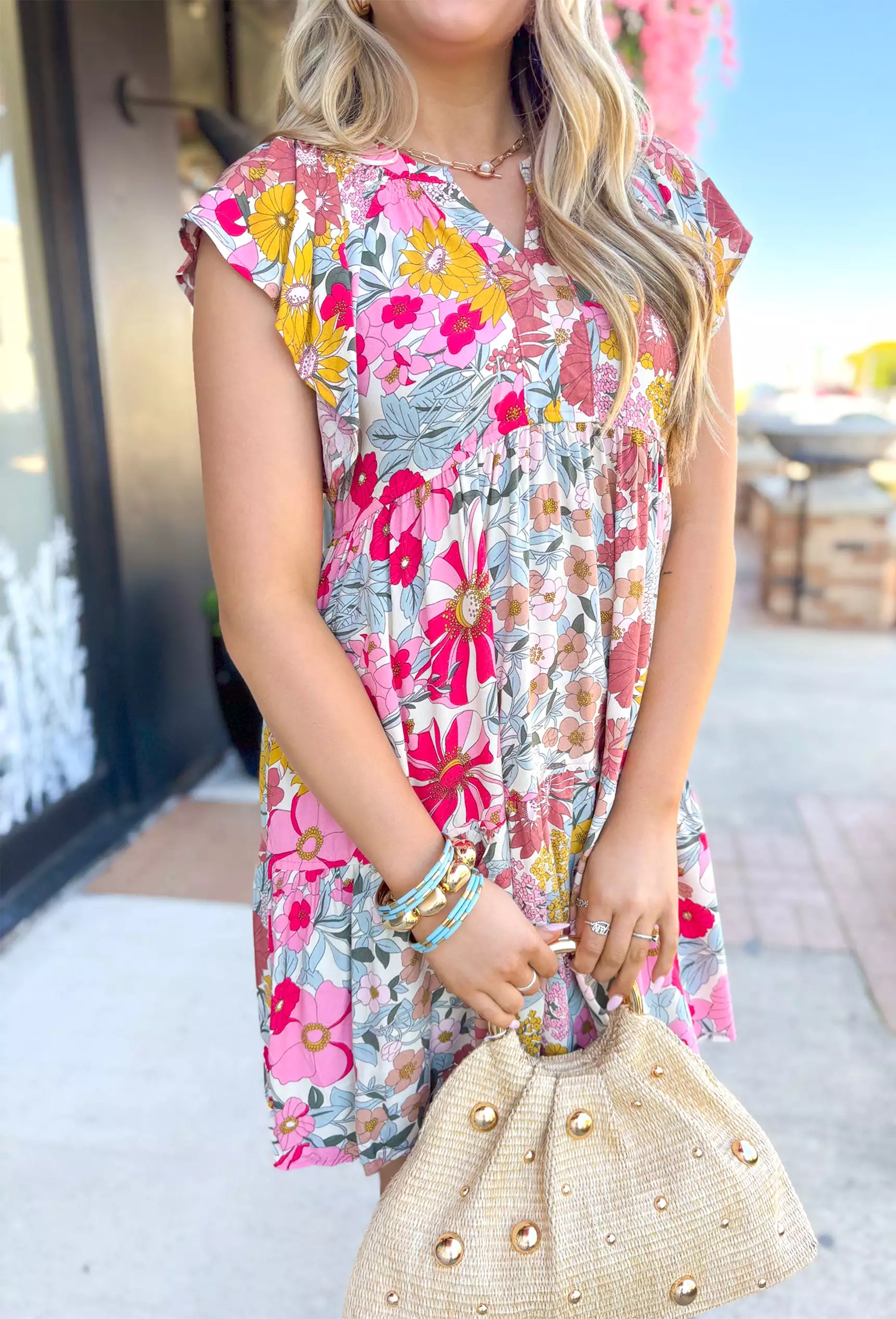 Spring Fever Floral Dress