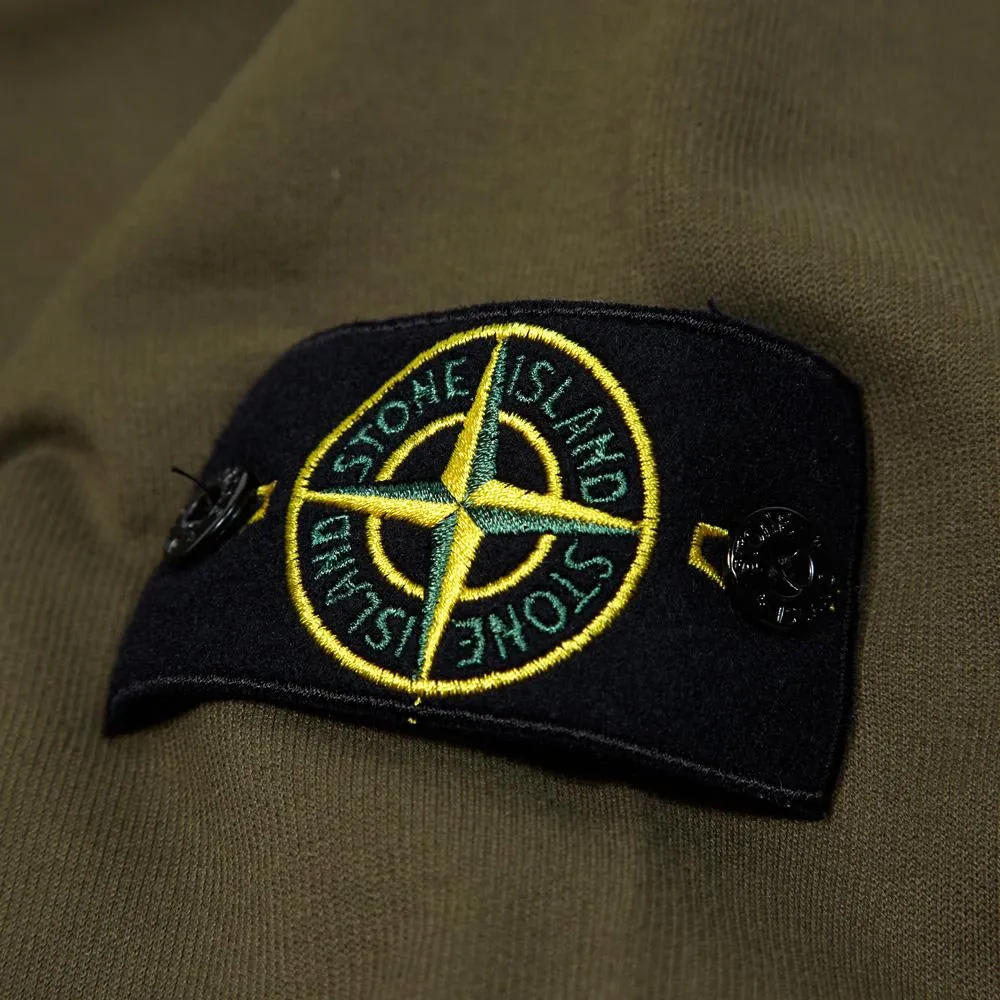 Stone Island Jersey CrewMilitary Green