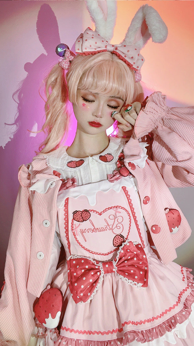 Strawberry creampie lolita dress premium