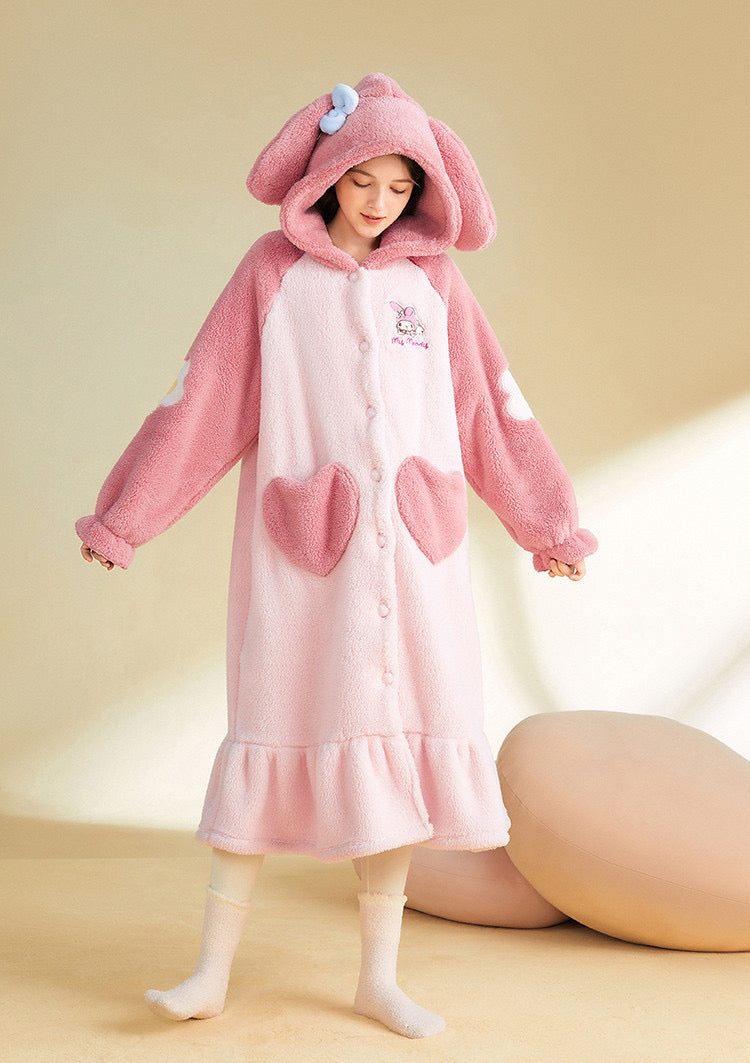 super warm 2021 Fw my melody pyjamas dress