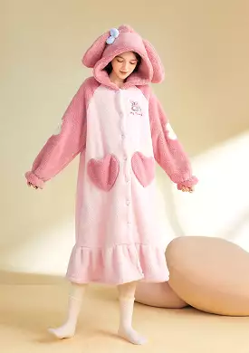 super warm 2021 Fw my melody pyjamas dress