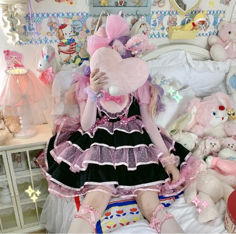 Sweet rabbit Peach bunny Lolita dress