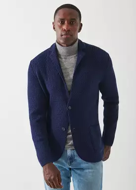 TEXTURED KNIT SWEATER JACKET