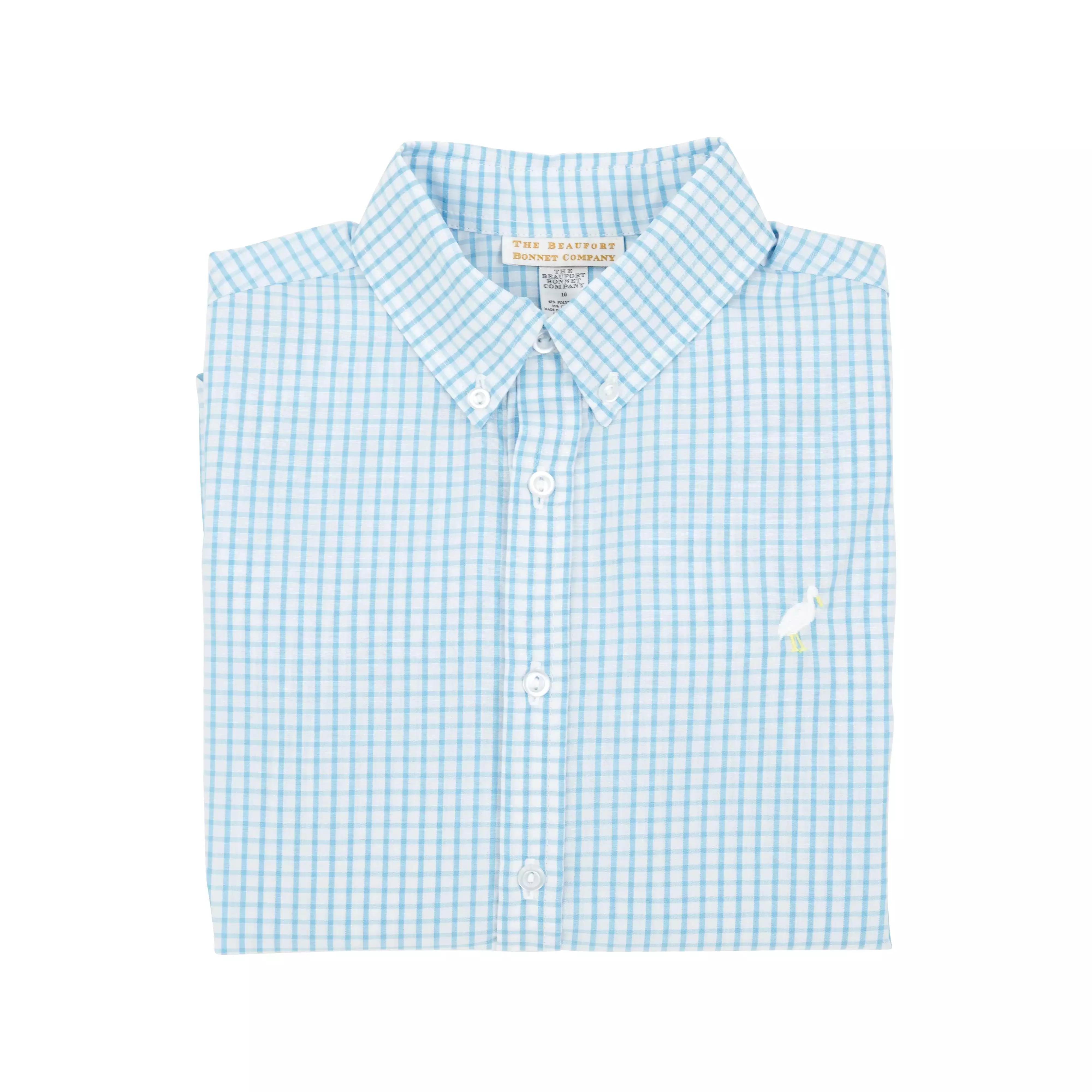 The Beaufort Bonnet Company - Brookline Blue Windowpane Dean's List Dress Shirt